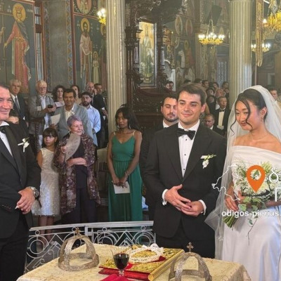 Ο γιος του Πύρρου Δήμα παντρεύτηκε στην εκκλησία που είχαν παντρευτεί οι γονείς του στο Λιτόχωρο