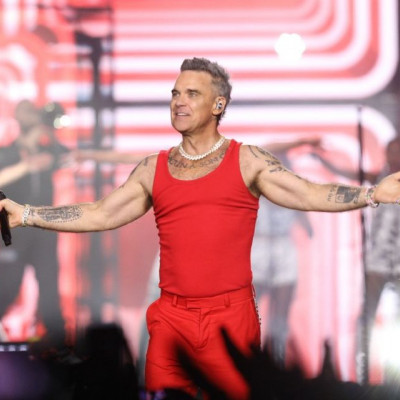 Robbie Williams: Το κατάμεστο Καλλιμάρμαρο, η αφιέρωση στην κυρία Χάιδω και ο Damiano David