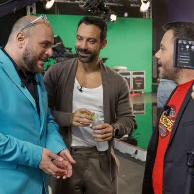 Ο Φάνης Λαμπρόπουλος «ταξιδεύει» με τους Μπλέτσα - Τανιμανίδη και μπήκαμε στα παρασκήνια