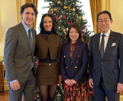 Μέχρι και ο Ιάπωνας πρωθυπουργός αναγνώρισε επίσημα τη σχέση Perry - Trudeau - Το ταξίδι & το post