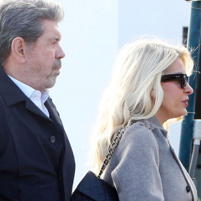 Μενεγάκη - Λάτσιος στην κηδεία του Γιώργου Παπαδάκη: Όσα έλεγε ο παρουσιαστής για την Ελένη