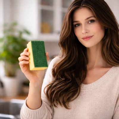 Τα σφουγγαράκια κουζίνας μπορεί να επιβαρύνουν τη χώνεψη και το εντερικό μικροβίωμα