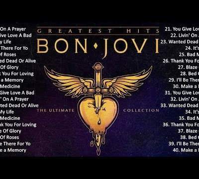 Bon Jovi Greatest Hits Playlist Full Album ~ Best Rock Rock Songs Collection Of All Time