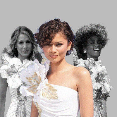 To λευκό vintage φόρεμα με ιστορία 4 δεκαετιών: Από την Whitney Houston στην SJP & την Zendaya