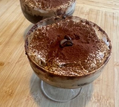 Συνταγή για Brownies με γεύση από Tiramisu & Παγωτό Καφέ
