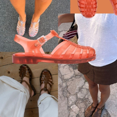 Τα jelly shoes επέστρεψαν και είναι πιο κομψά από ποτέ σε όλα τα καλοκαιρινά looks