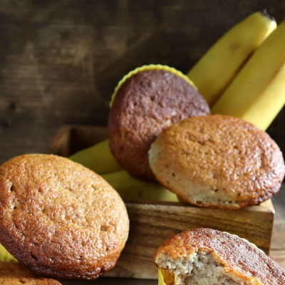 Muffins μπανάνας για το σχολείο: Αφράτα, λαχταριστά και έτοιμα σε μόλις 30 λεπτά
