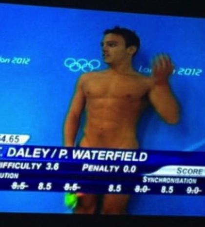 Ολυμπιακοί Αγώνες 2012: Γυμνός αθλητής στο ντουζ;