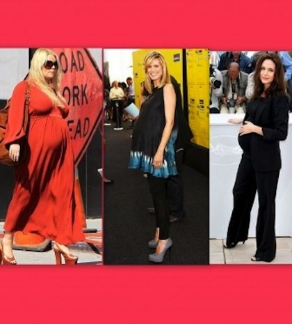 Διάσημες έγκυες πάνω σε 12ποντες γόβες!