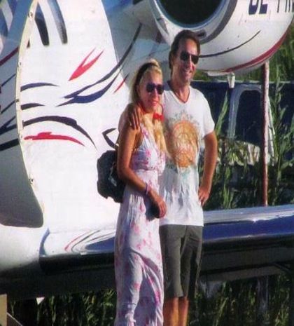 Ελένη Μενεγάκη-Ματέο Παντζόπουλος: Ταξίδεψαν από τη Χίο με lear jet! (φωτό)