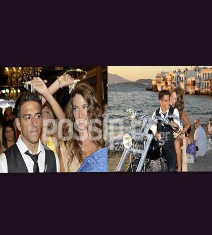 Εύα Λάσκαρη-Ντίνος Τσιώρης: Το φωτογραφικό άλμπουμ του γάμου τους