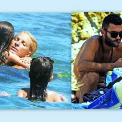 Ελένη Μενεγάκη: Διακοπές στην Κάρυστο με την μητέρα και τον αδερφό της