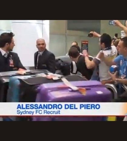 Ντελ Πιέρο: Αποθέωσαν και τις… βαλίτσες του! (video)