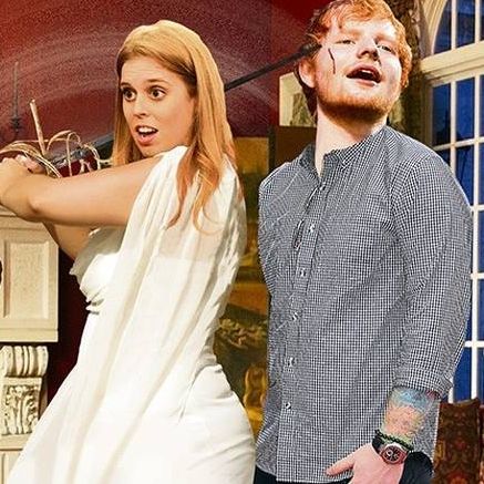 Η πριγκίπισσα Βεατρίκη χαράκωσε τον Εντ Σίραν κατά λάθος