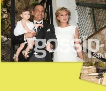 Καραβάτου- Κατσούλης: Φωτογραφικό υλικό από την βάφτιση της κόρης τους