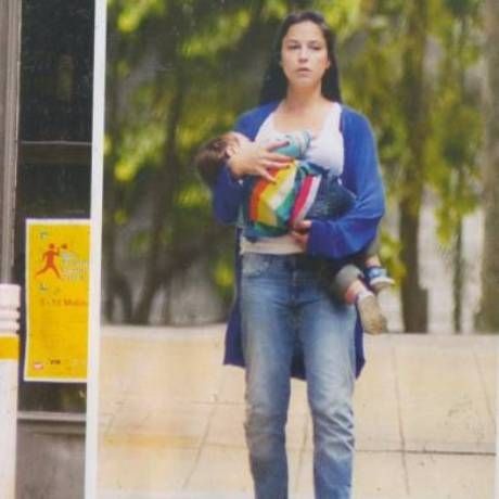 Κατερίνα Παπουτσάκη: Αγκαλιά με τον γιο της