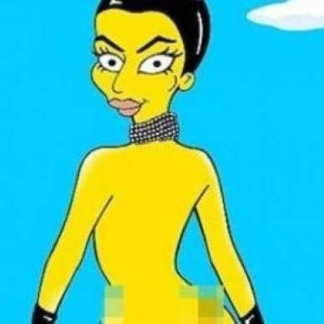 Καρτούν έγινε η Kim Kardashian με τα οπίσθια έξω