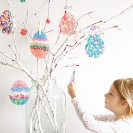 Το Πάσχα πλησιάζει! Ώρα να φτιάξετε πασχαλινό δεντράκι με το παιδί σας! (εικόνες)