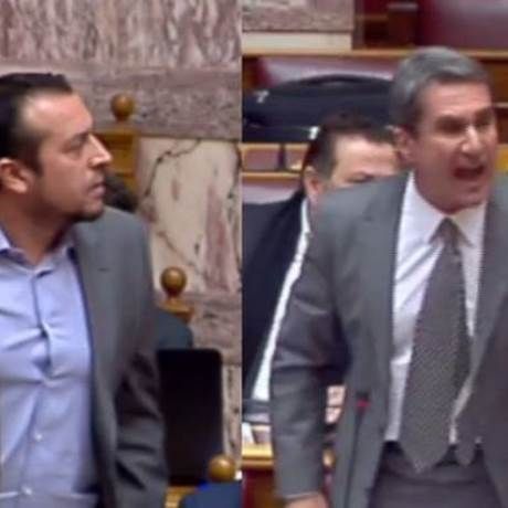 Χάος στη Βουλή - Απίστευτος καυγάς Λοβέρδου - Παππά για τις τηλεοπτικές άδειες (vid)