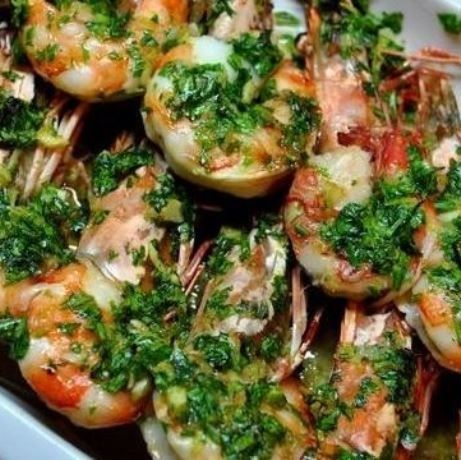 Νοστιμότατες γαρίδες με σκορδόλαδο