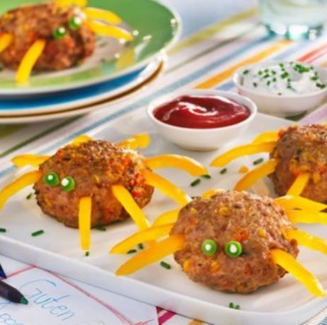 Μπιφτεκάκια αραχνούλες για τα παιδιά σας