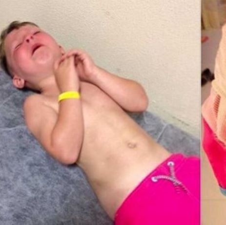 Ο 5χρονος άρχισε να κλαίει στην παραλία, όταν η μαμά του, του έβγαλε το μαγιό!