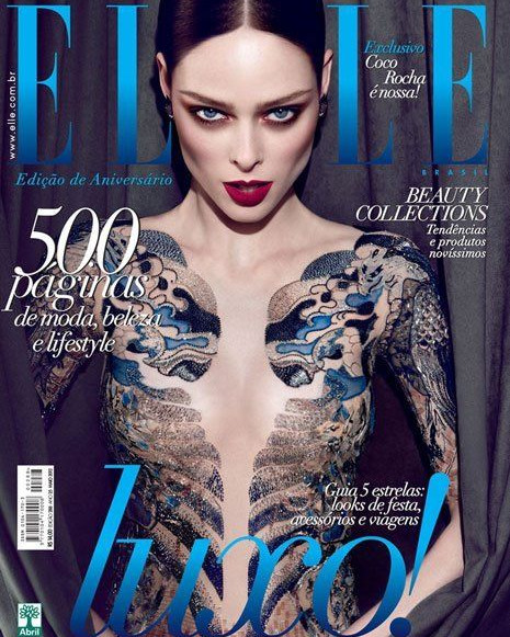 Έξαλλη με το Elle η Coco Rocha