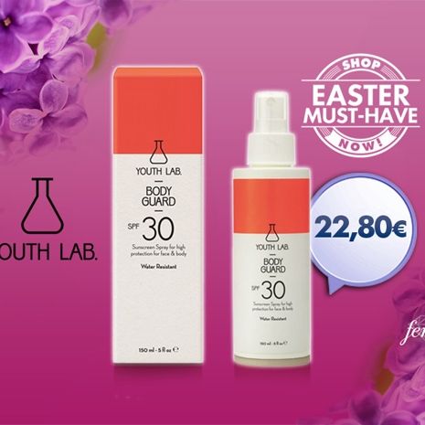 Το βρήκαμε στην καλύτερη τιμή:  Youth Lab Body Guard SPF30 Water Resistant