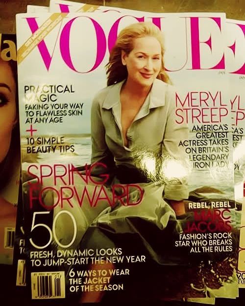 To πρώτο εξώφυλλο της Meryl Streep στη Vogue
