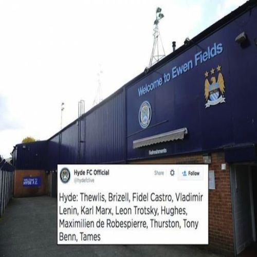 Αγγλία: Ενδεκάδα με Φιντέλ Κάστρο, Λένιν και… Μαρξ!