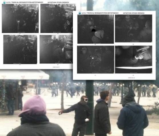 Καρέ καρέ το πλιάτσικο στο οπλοστάσιο της Ομόνοιας