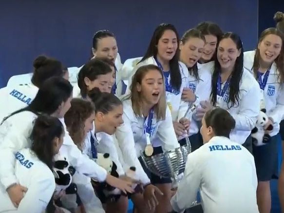 Παγκόσμια πρωταθλήτρια η Εθνική ομάδα πόλο γυναικών γράφει ιστορία