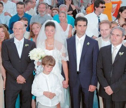 Ο γάμος της Μαρίνας Βερνίκου και του Μίλτου Καμπουρίδη
