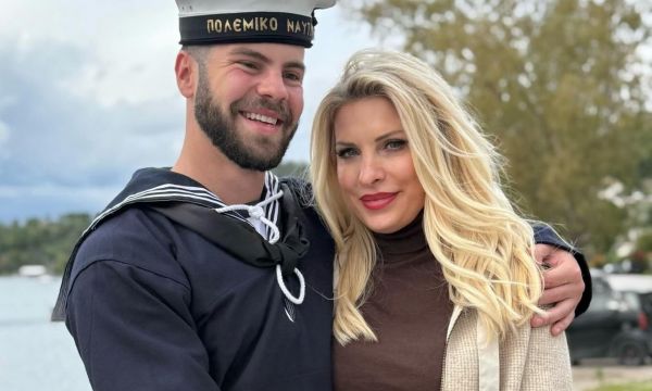 Μενεγάκη, Λάτσιος, Παντζόπουλος πρώτη φορά όλοι μαζί στην ορκωμοσία του Άγγελου στο πολεμικό ναυτικό