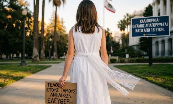 Τέλος στους γάμους ανηλίκων στην Καλιφόρνια-Μια μεγάλη νίκη για την προστασία των παιδιών που άργησε
