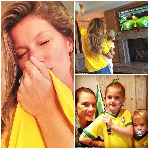 Mundial 2014: Δείτε τους πανηγυρισμούς της Gisele & της Ambrosio για την Βραζιλία! (φωτος)