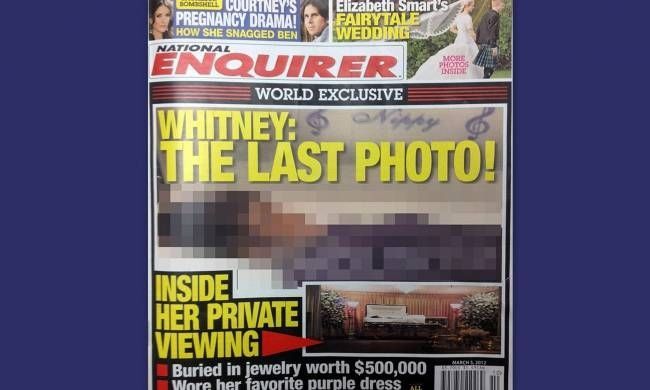 Σοκ! Η Whitney Houston μέσα στο φέρετρο!