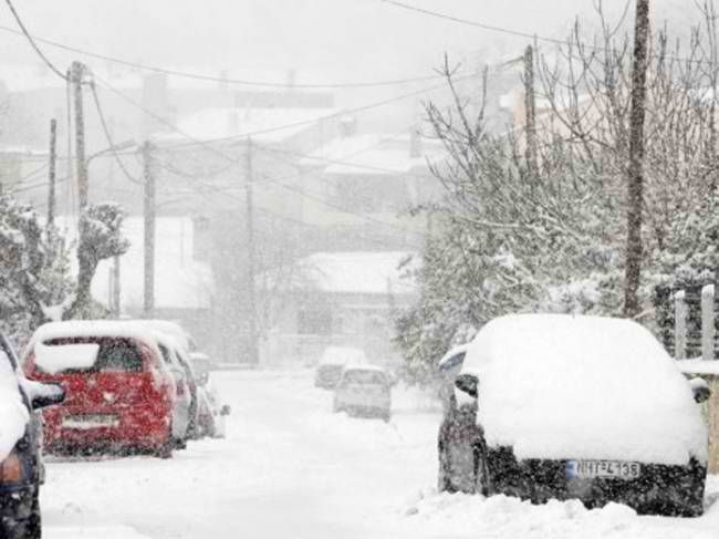 Πολικό ψύχος, ισχυρός παγετός και χιόνια