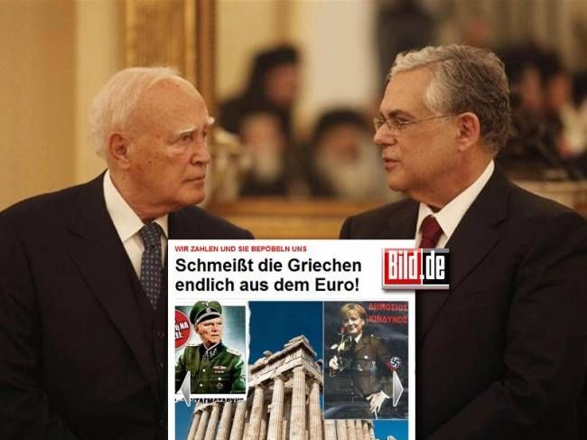 Bild: «Πετάξτε τους Έλληνες επιτέλους από το ευρώ!»