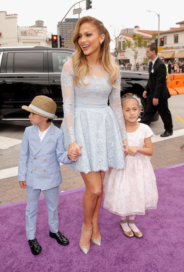 Maximilian David Muniz, Jennifer Lopez, Emme Maribel Muniz