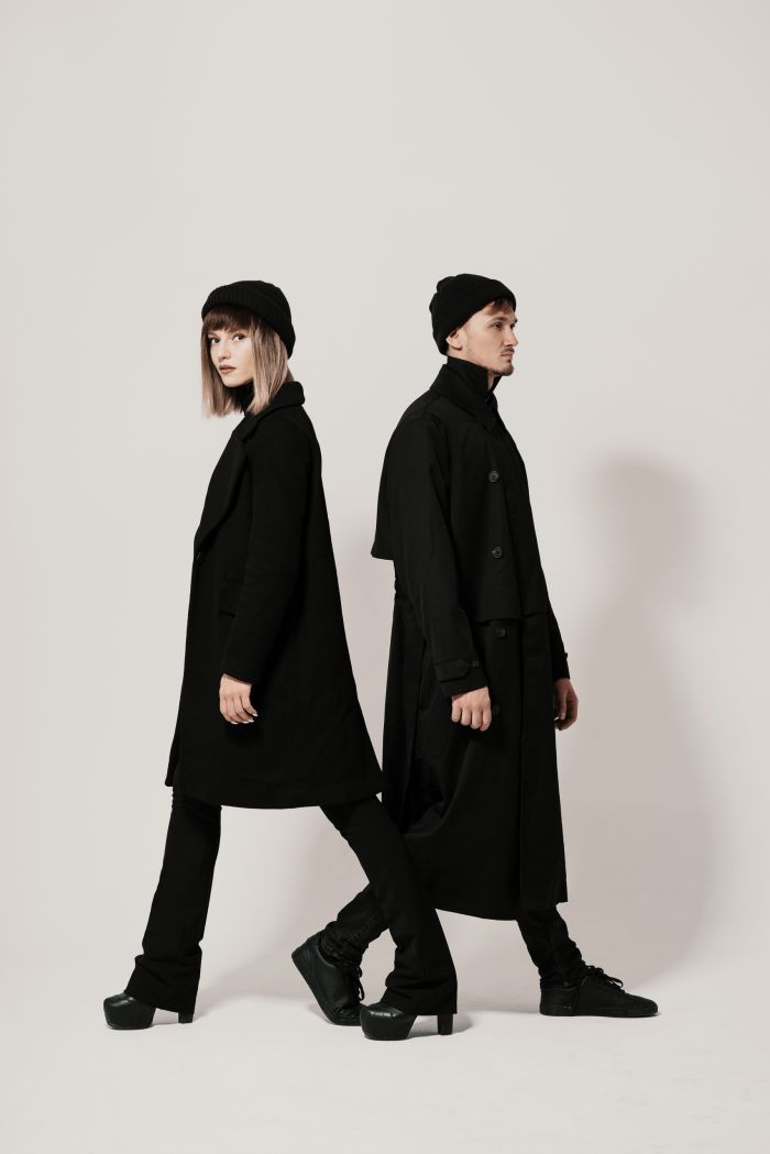 couple black clothes
