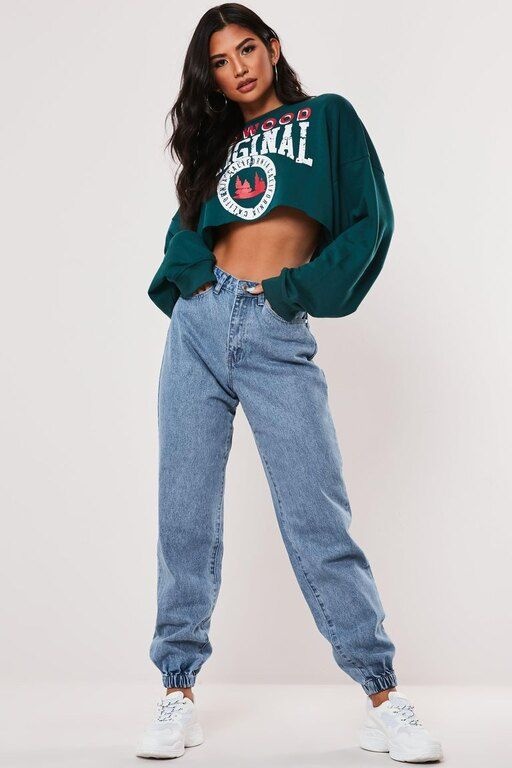 1) Mom jeans