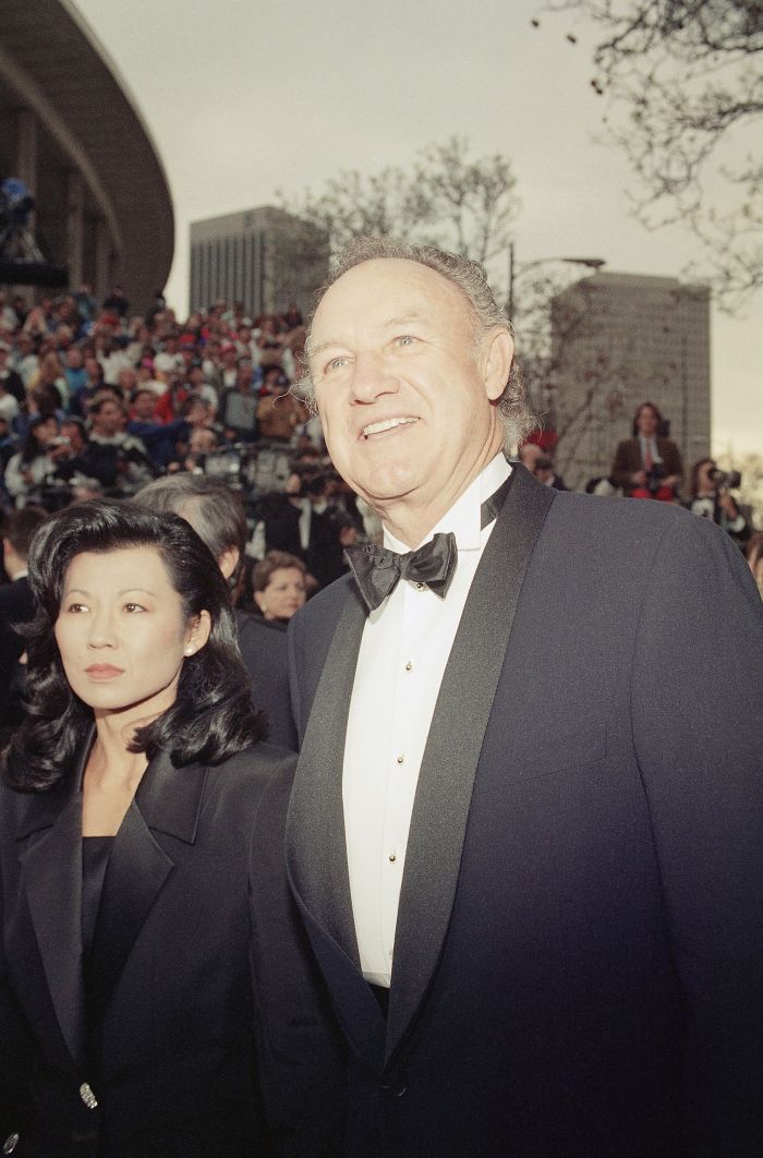 Actor Gene Hackman and Betsy Arakawa