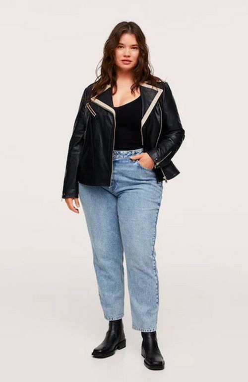 Μπουφάν biker δερμάτινο https://shop.mango.com/gr/