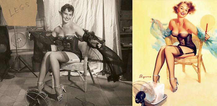 Τα pin up girls πίσω από τα pin up girls 