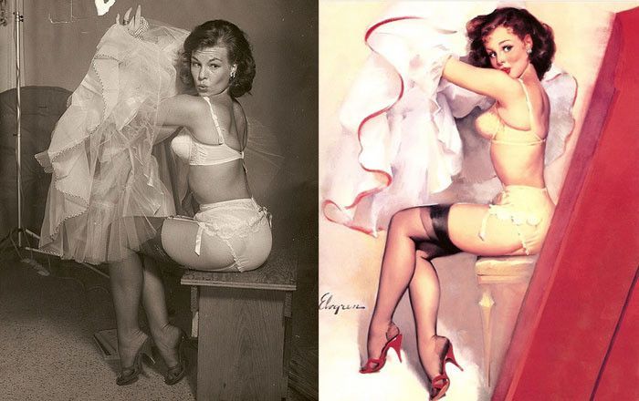 Τα pin up girls πίσω από τα pin up girls 