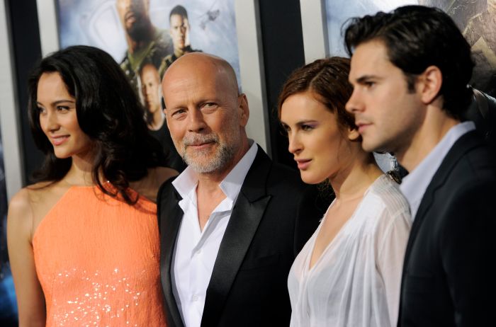 Bruce Willis, Rumer Willis, Emma Heming, Jayson Blair