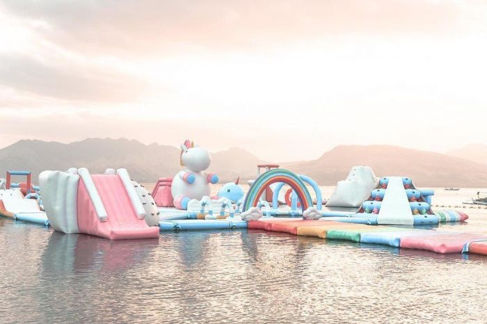 H παραλία με φουσκωτούς μονόκερους στις Φιλιππίνες είναι απλά φανταστική!