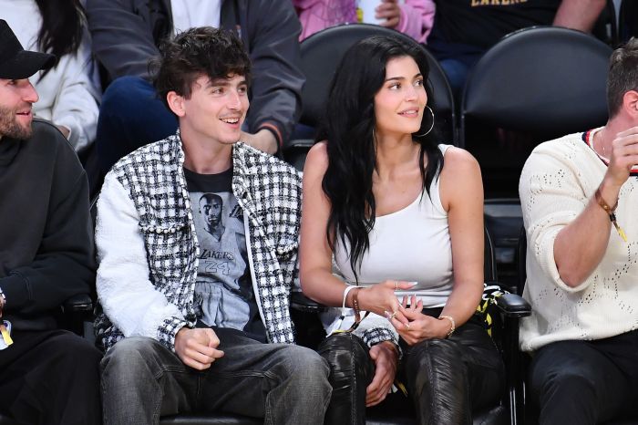 Celebrities At The Los Angeles Lakers Game