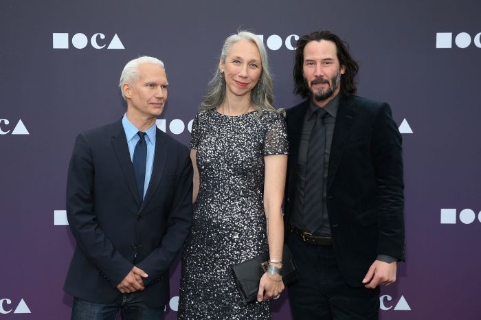 Klaus Biesenbach,Alexandra Grant,Keanu Reeves
